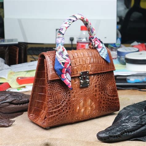 genuine leather crocodile handbags